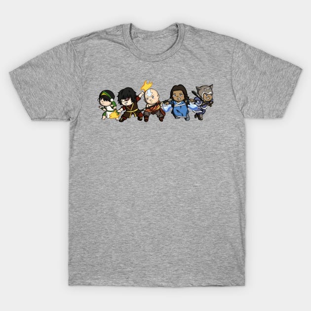 Team Avatar T-Shirt by zacksmithart